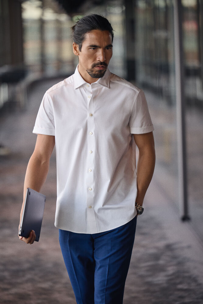 IB132 Interlock Knit S/S Slim