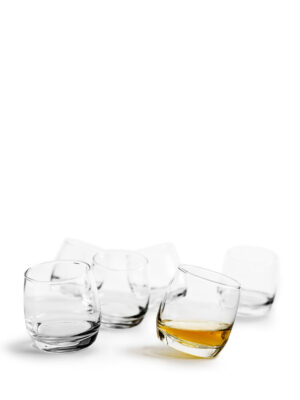 Tumblerglass med avrundet bunn, 6-pk.