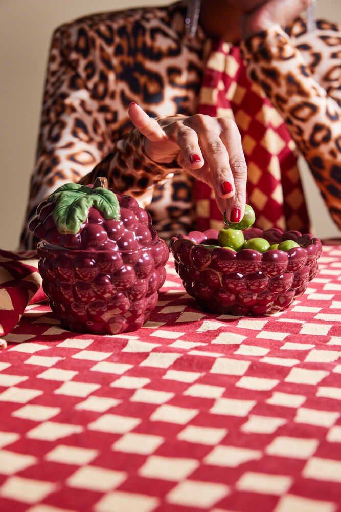 Skål Grape med lokk