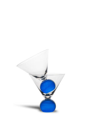 Glass Spice, klar/blå, 2-pk.