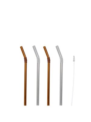 Sugerør Smile 4stk/sett