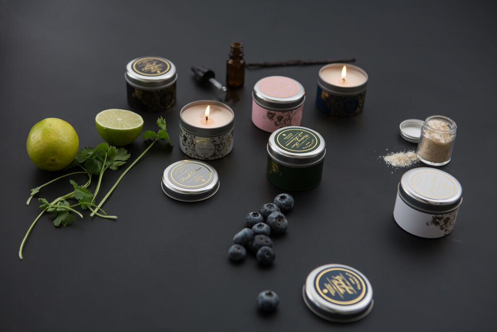 Duftlys Sense Tinbox Fresh Cotton