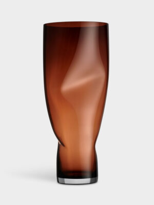 Squeeze vase sunset brown 500mm