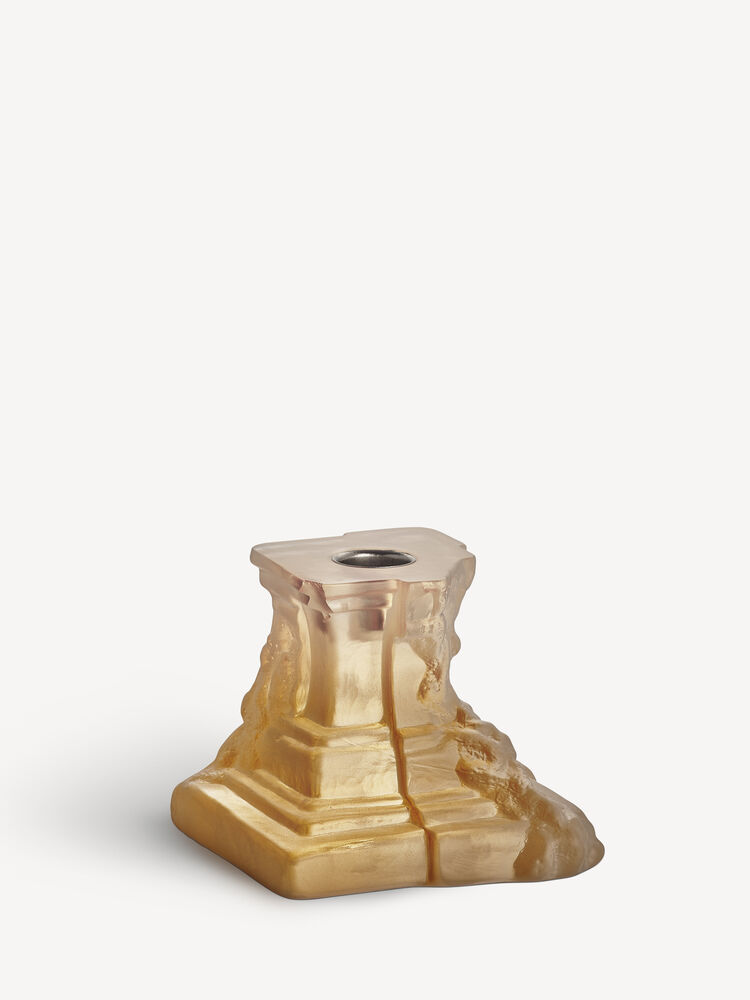 Rocky Baroque candlestick amber haze 95mm