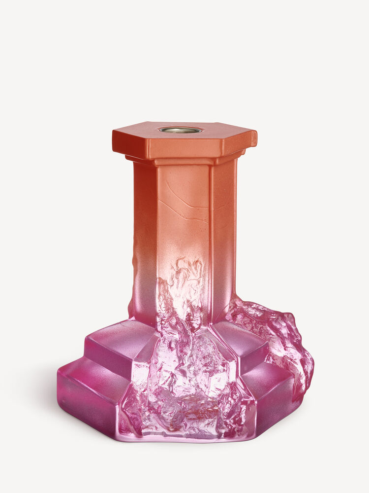 Rocky Baroque candlestick spicy rose 175mm