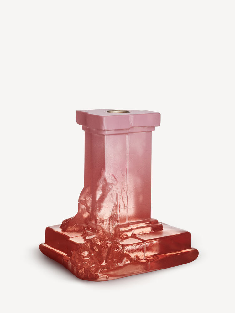 Rocky Baroque candlestick spicy rose 150mm