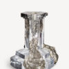 Rocky Baroque candlestick glossy glaze 175mm