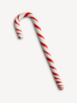 Polka hvit/rød 170 mm