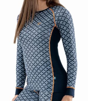 Termo Sequal Jaquard Round neck LS W