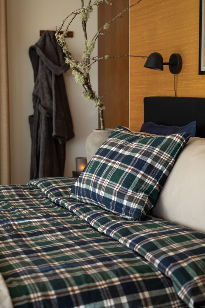 Mellbyn Gråfarget Flanell